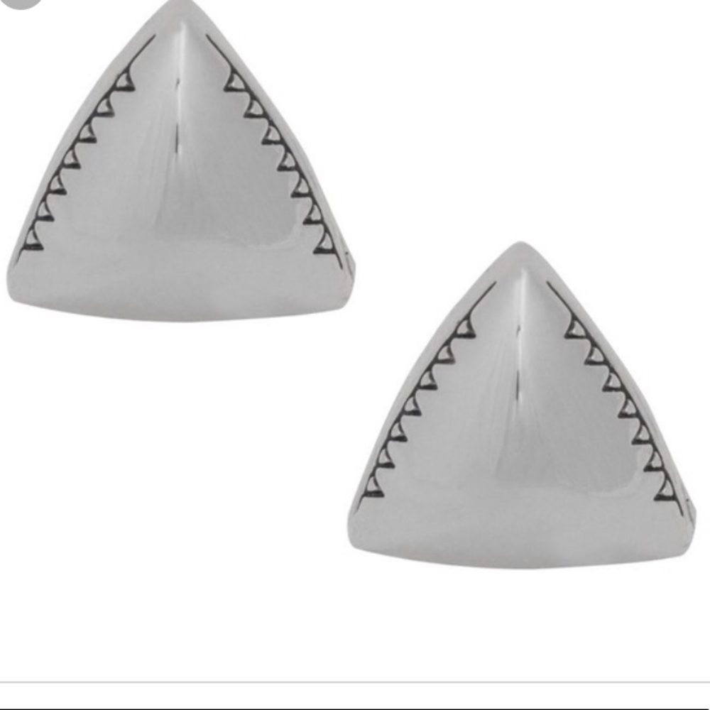 House of Harlow 1960 Silver Pyramid Studs